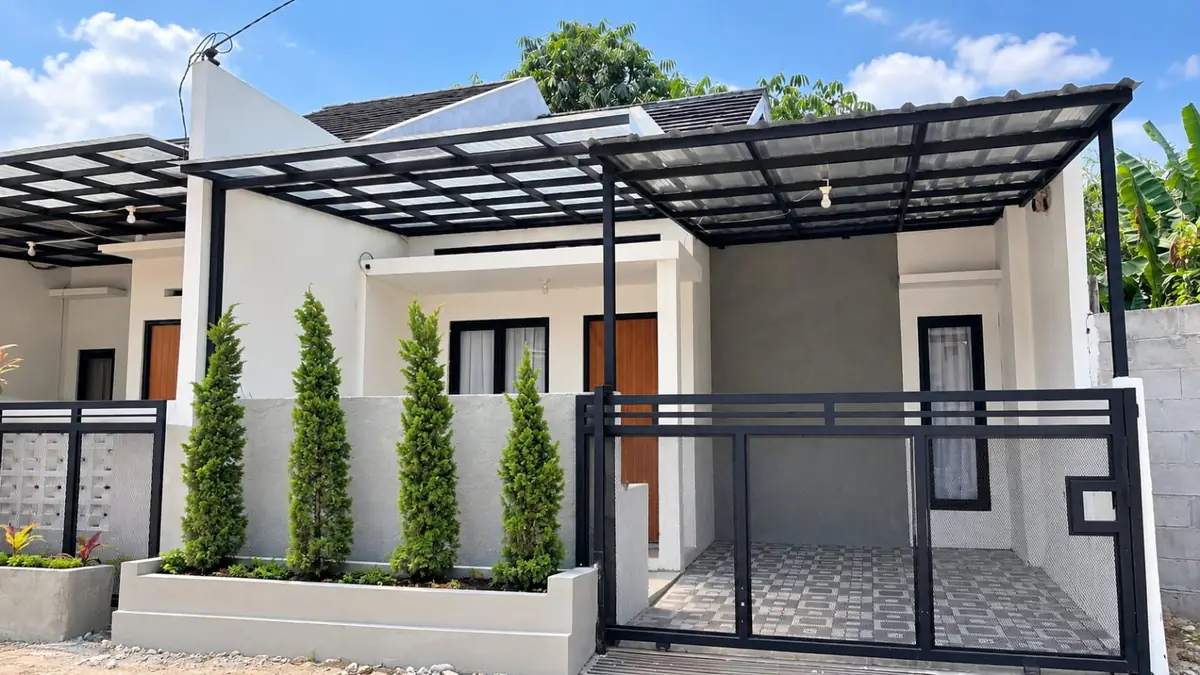 Deretan rumah di Z Land Katapang